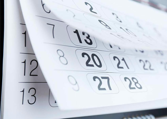 Calendario corsi